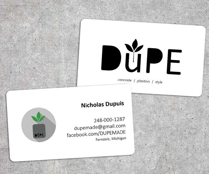 Dupe Business Cards Design