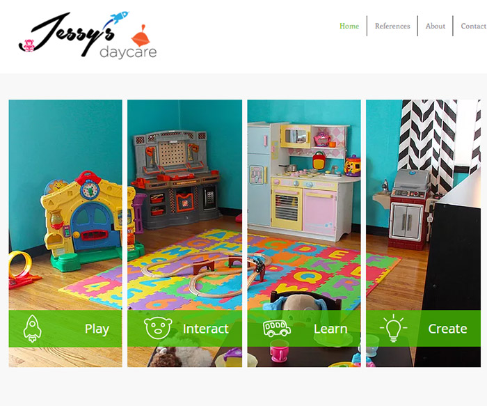 Jessy's Daycare Website