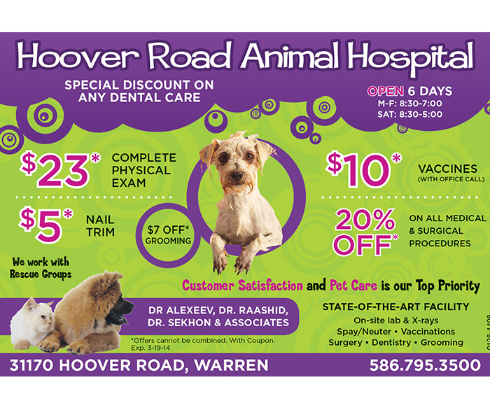 Hoover Animal Hospital Ad