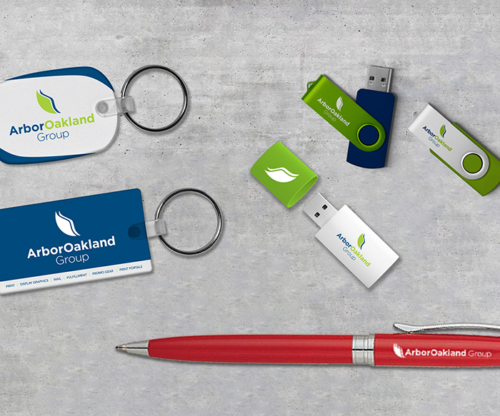 ArborOakland Rebrand Promo Products