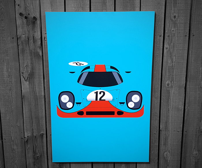 Porsche Canvas Poster